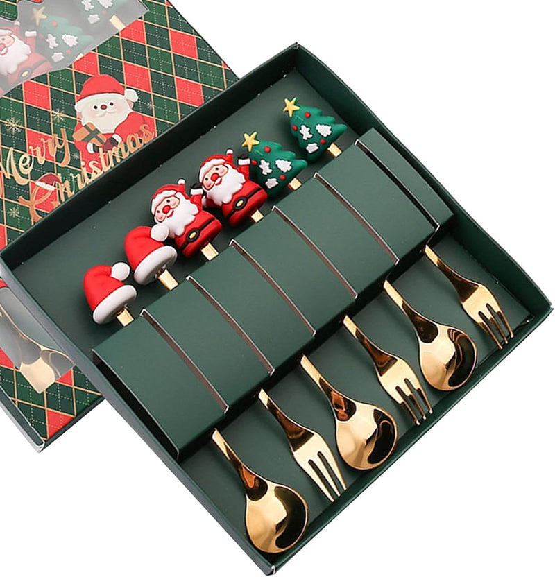 Generic 6 colheres de natal - LEVE 2 COMPRE 1 - OFERTA DE NATAL