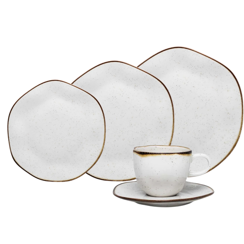 Aparelho de Jantar em Porcelana Conjunto de Luxo® - OFERTA ESPECIAL FIM DE ANO