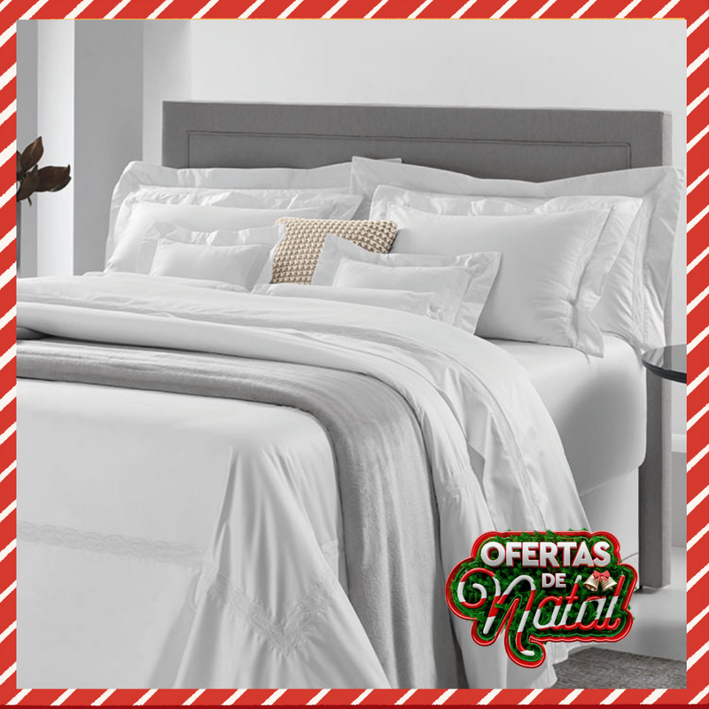 Jogo de Cama Butter Gize 7 peças 100% Algodão Egipcío Soft Velvet - OFERTA DE NATAL