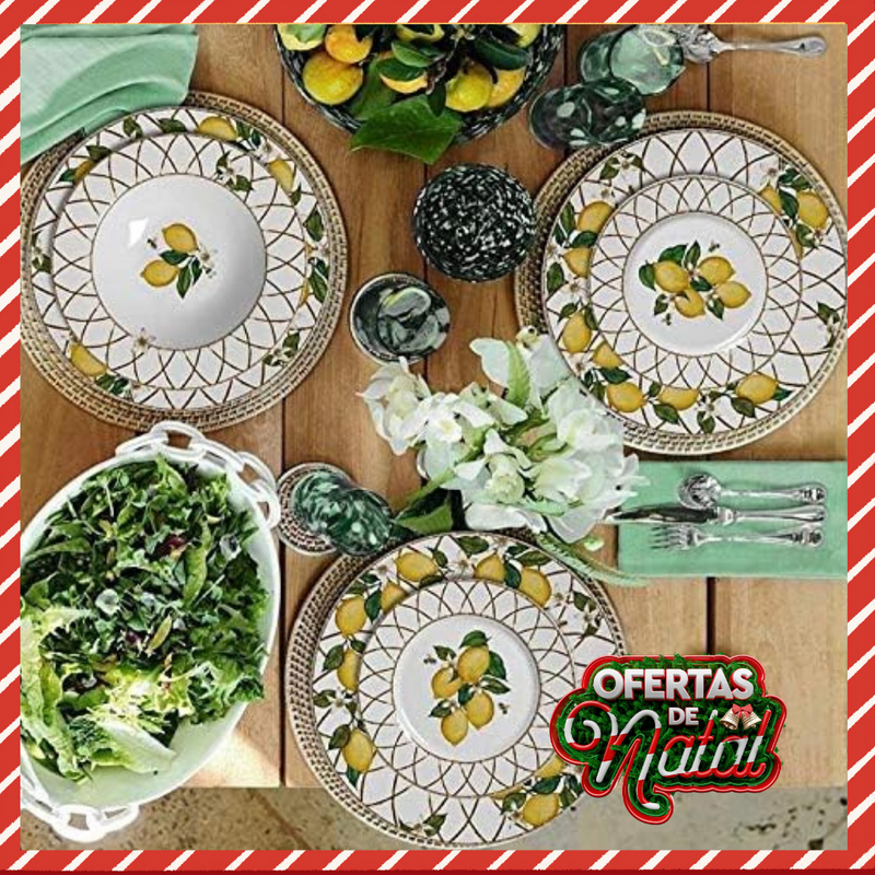 Aparelho de Jantar Alleanza 20 Peças Siciliano - OFERTA DE NATAL