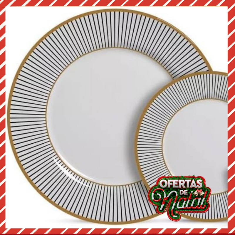 Aparelho de Jantar 20 pçs Ritz Alleanza - OFERTA DE NATAL