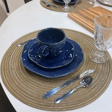 Peças Aparelho de Jantar em Porcelana Conjunto de Luxo Safira - OFERTA ESPECIAL FIM DE ANO